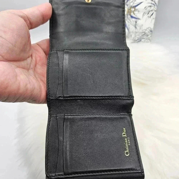 Dior Leather D-Fence Compact Wallet - Picture 11 of 16